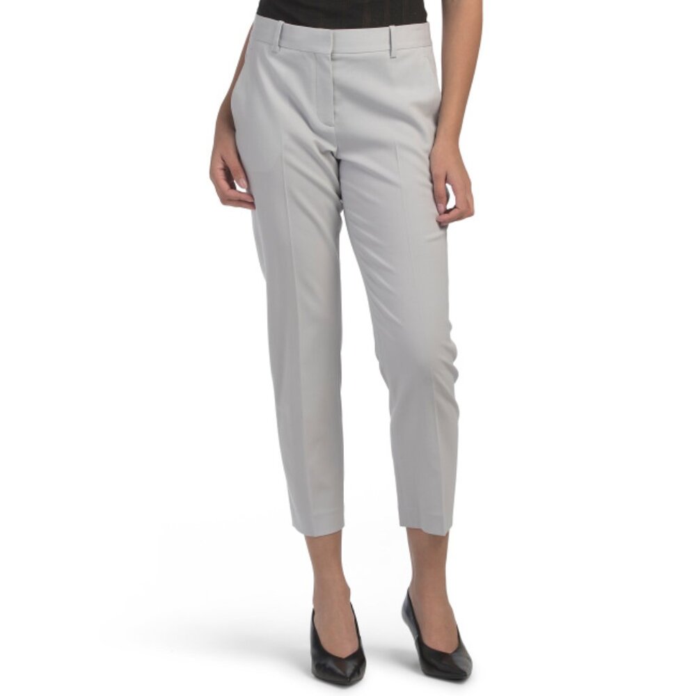 Theory Fog Virgin Wool Blend Treeca Pants - image 1